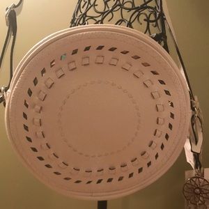 Jessica Simpson Gwen Brown Round Crossbody Bag